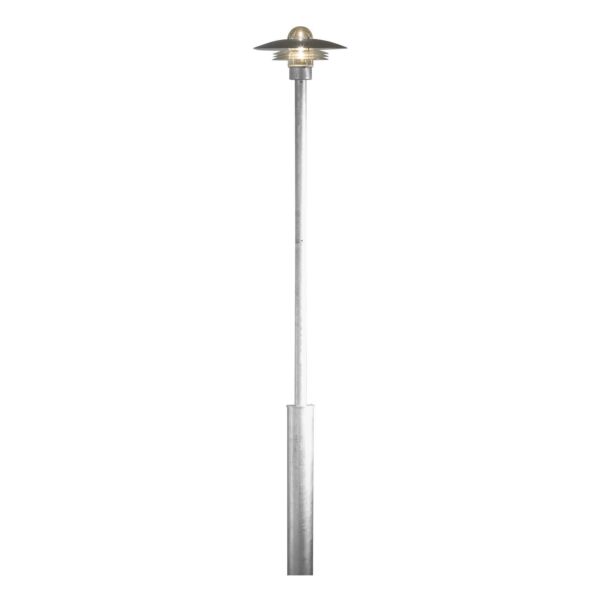 Konstsmide - Modena - 7336-320 - Galvanized Zinc IP44 Outdoor Lamp Post