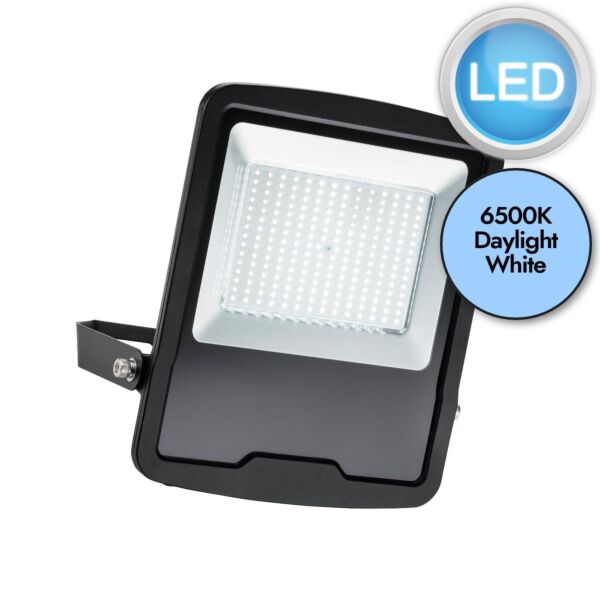 Saxby Lighting - Mantra - 78972 - LED Black Clear Glass IP65 150W Outdoor Floodlight