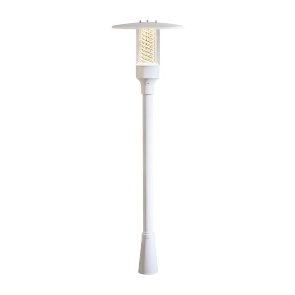 Konstsmide - Nova - 405-250 - White IP44 Outdoor Post Light