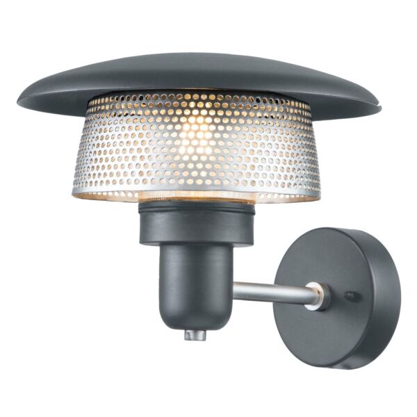 Elstead Lighting - Saturne - SATURNE - Grey IP44 Coastal Resistant Outdoor Wall Light