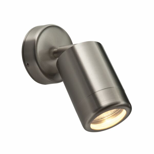 Saxby Lighting - Odyssey - St5010s - Stainless Steel Clear Glass IP65 Outdoor Wall Spotlight