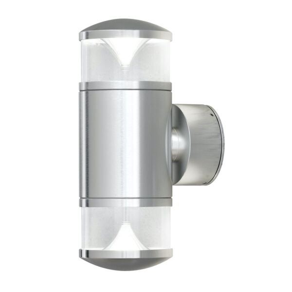 Konstsmide - Monza - 7906-310 - Aluminium 2 Light IP44 Outdoor Wall Light