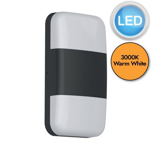 Elstead Lighting - Lars - LARS - LED Black White IP65 Outdoor Wall Washer Light