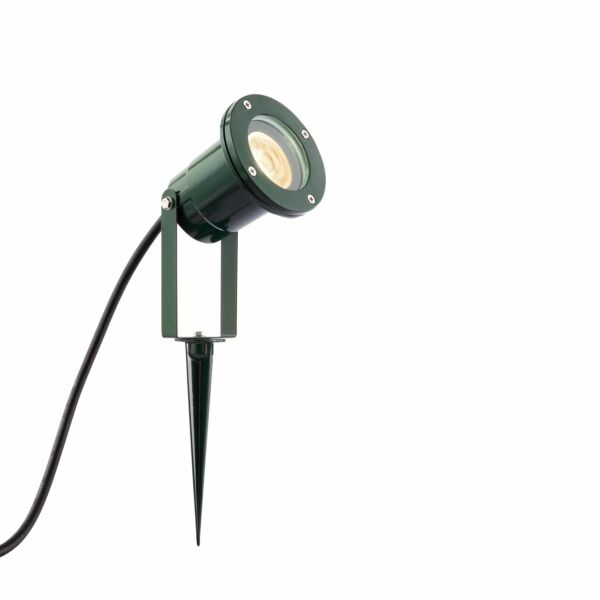 Saxby Lighting - Opaz MV - 90965 - Green Clear Glass IP65 Outdoor Spike Light