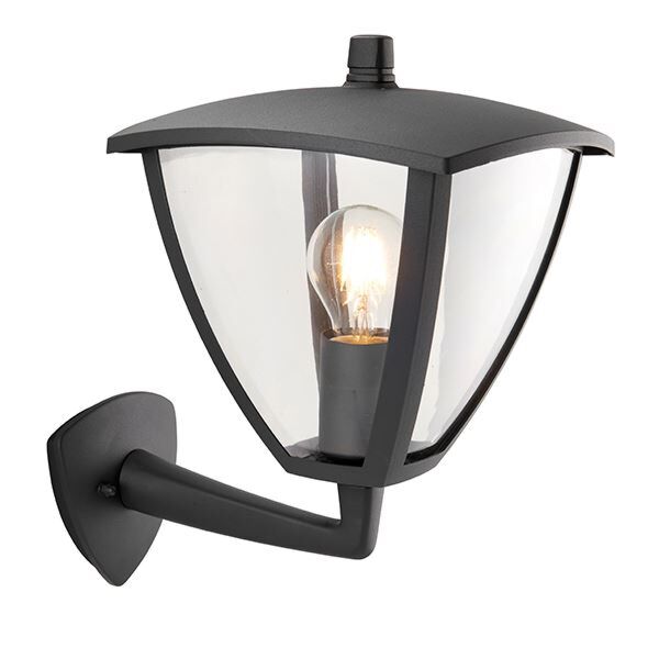 Endon Lighting - Seraph - 70695 - Grey Clear IP44 Outdoor Wall Light