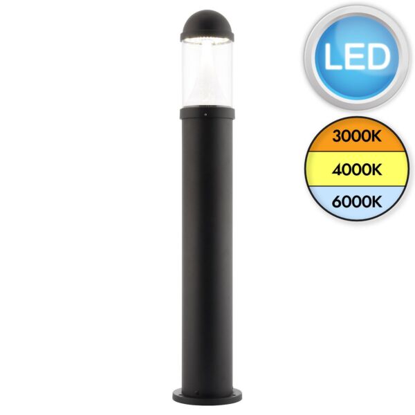 Saxby Lighting - Dax - 92310 - LED Black Clear IP65 Outdoor Post Light