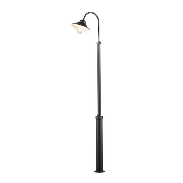 Konstsmide - Vega - 560-750 - Black Outdoor Lamp Post