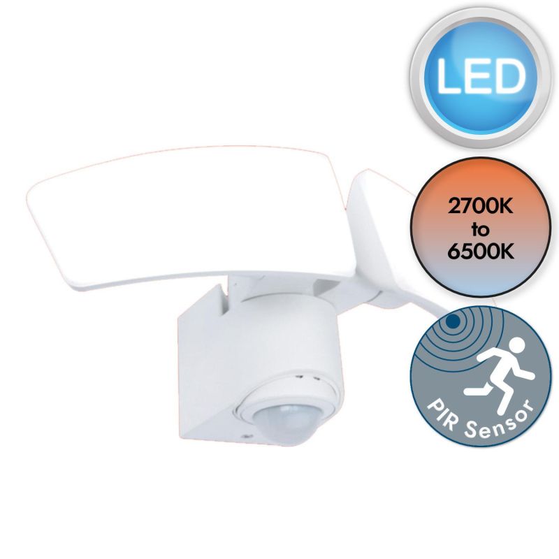 Lutec peri store security camera light